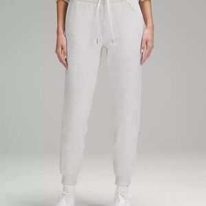 Scuba High-Rise Jogger Full Length Heathered Core Ultra Light Grey